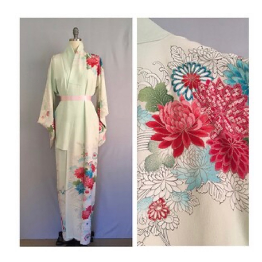 Vintage silk Kimono